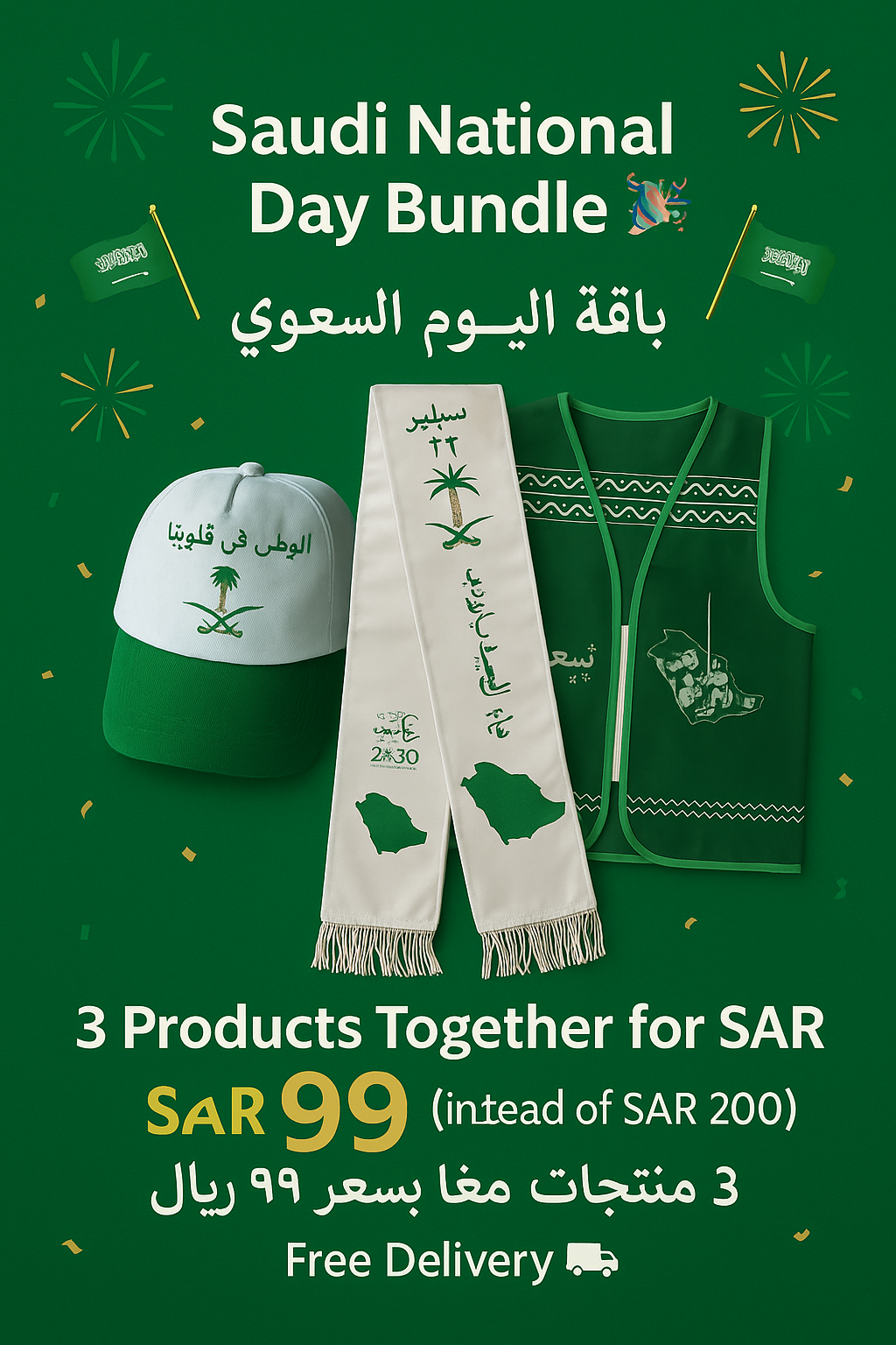 Saudi National Day Bundle - باقة اليوم الوطني السعودي