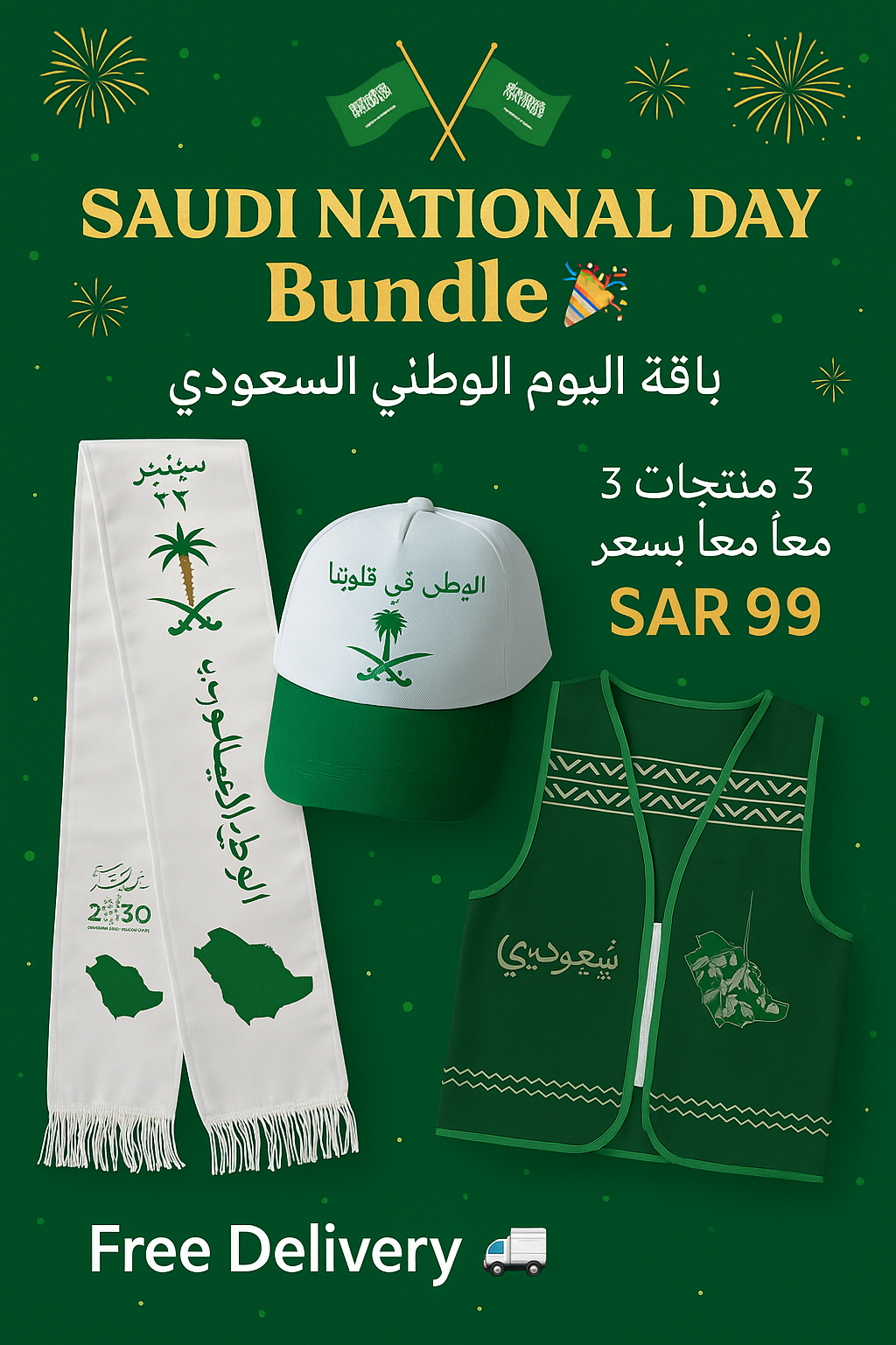 Saudi National Day Bundle - باقة اليوم الوطني السعودي