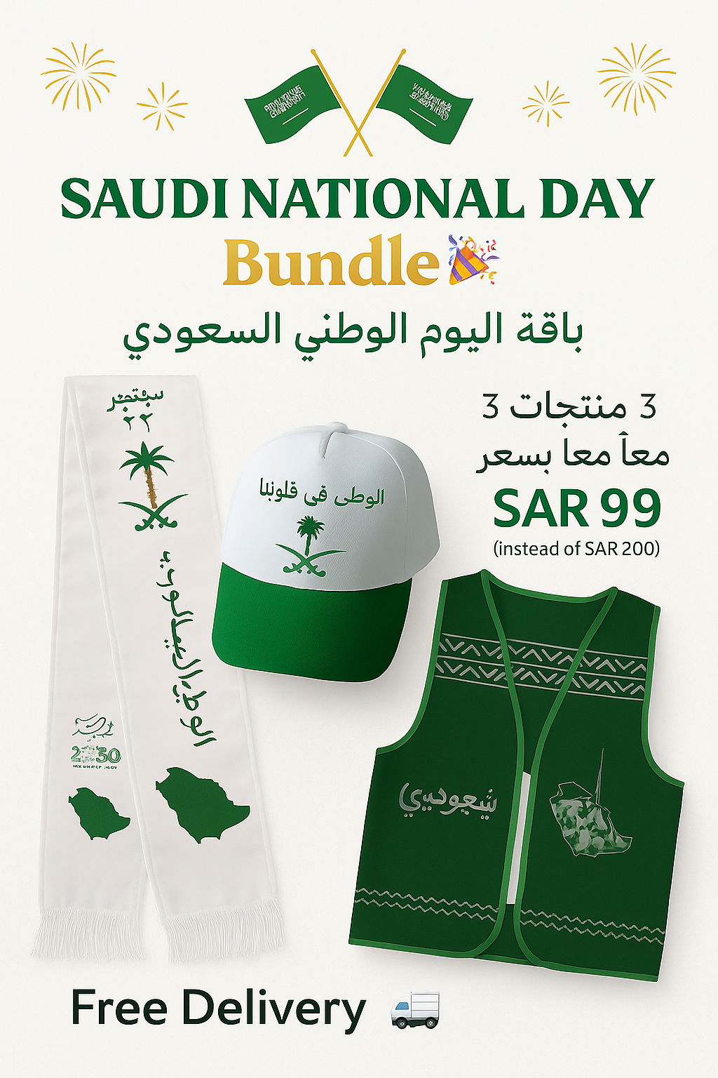 Saudi National Day Bundle - باقة اليوم الوطني السعودي
