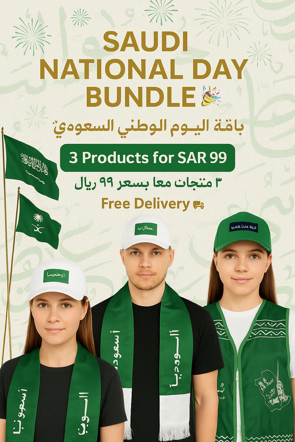 Saudi National Day Bundle - باقة اليوم الوطني السعودي