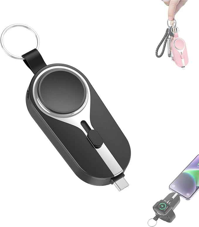 Portable key Chain  Wireless Charger