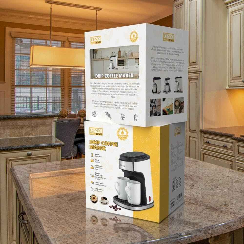 ضمان سنتين - ماكينة صنع القهوة دنكس الأوتوماتيكية | Denx - Automatic Coffee Maker - 2 Years Warranty
