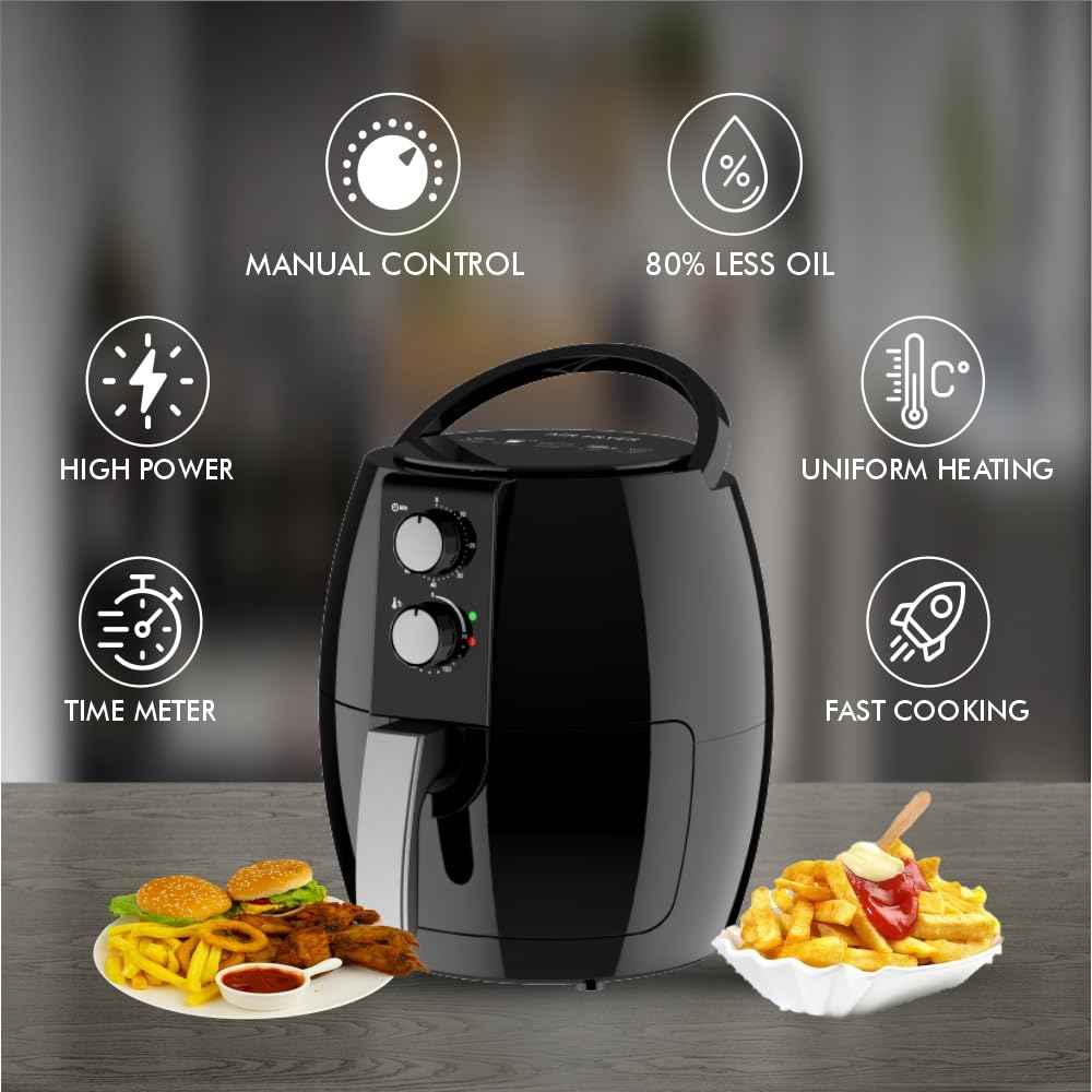Healthy Cooking Bundle - DLC 3.6L Air Fryer | 2-Year Warranty