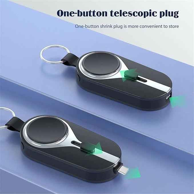 Portable key Chain  Wireless Charger