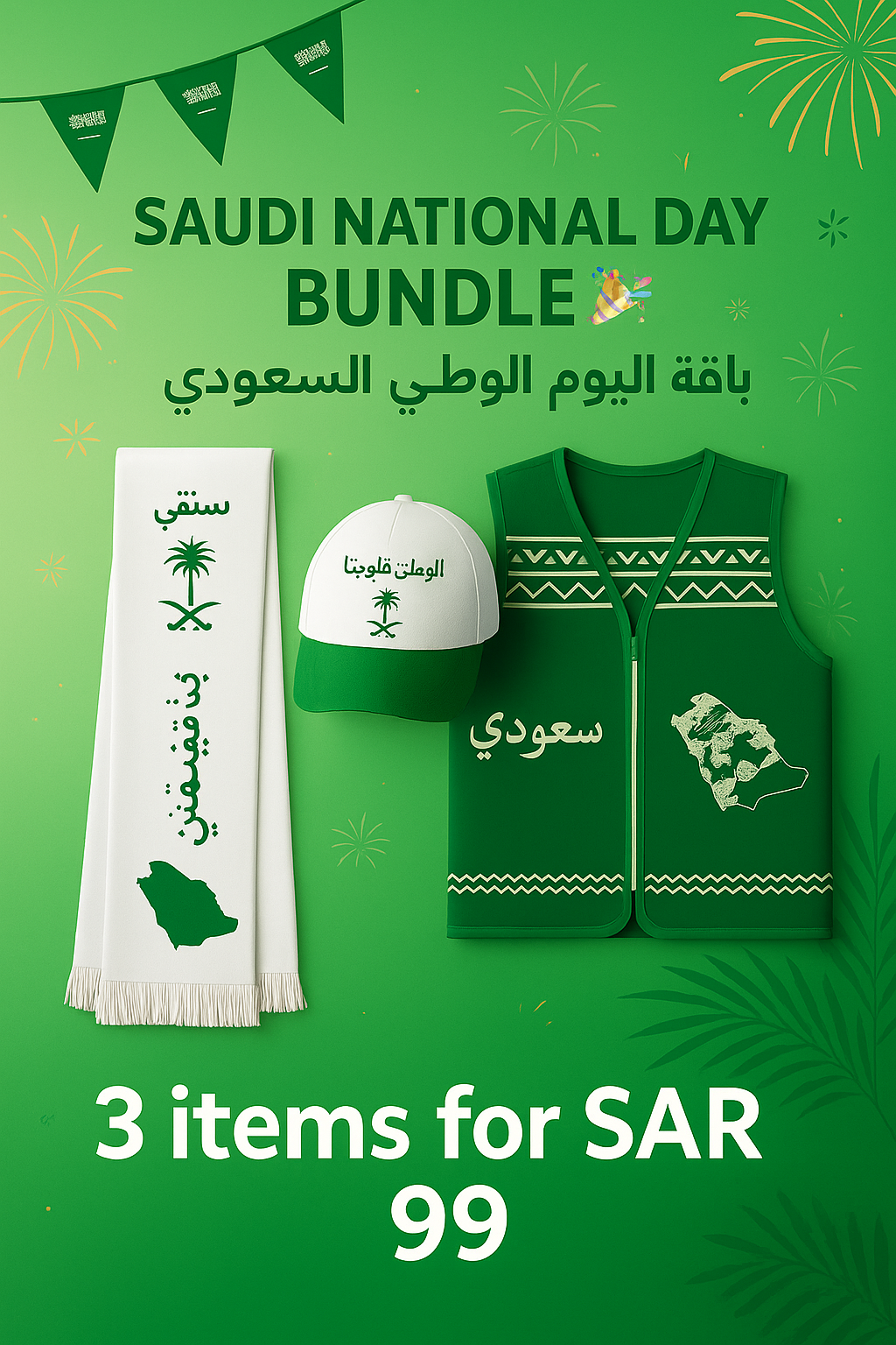 Saudi National Day Bundle - باقة اليوم الوطني السعودي