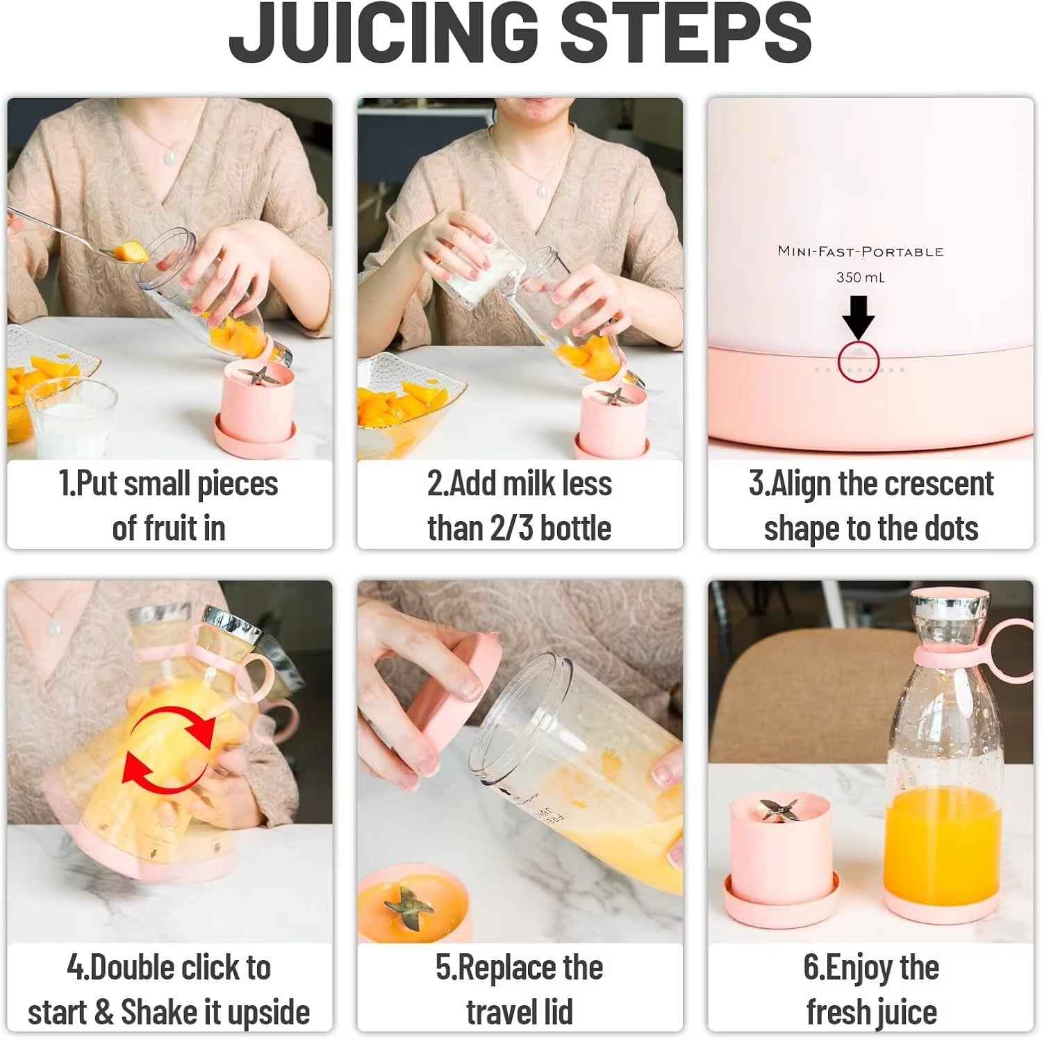 Portable Juicer Bottle